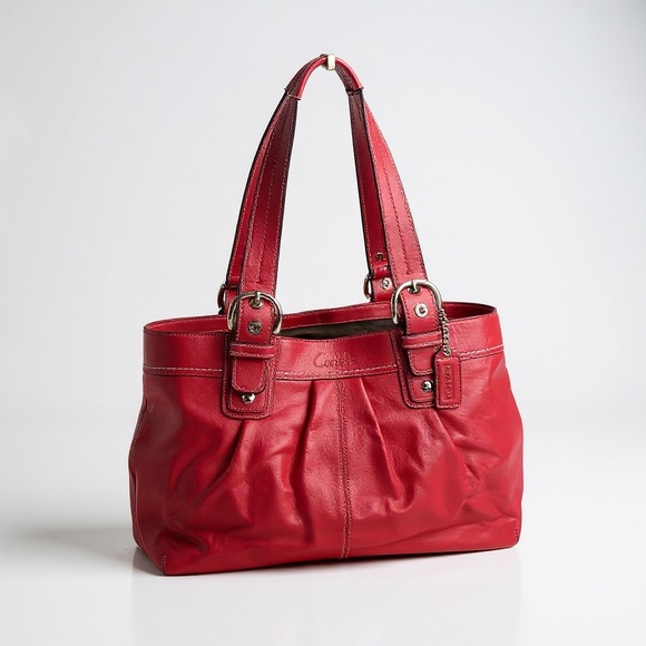 Coach Handbags - Coach Soho Pleated Shoulder Tote - EUC!